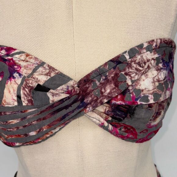 Vintage 3-Piece Dalila Indonesian Skirt & Bikini‎ Set Beachwear Hippy Boho Small - Picture 9 of 15